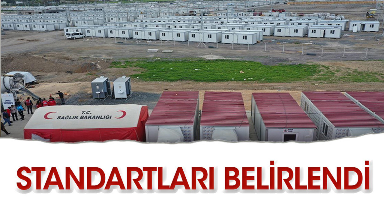 Sahra hastanelerinin standartları belirlendi