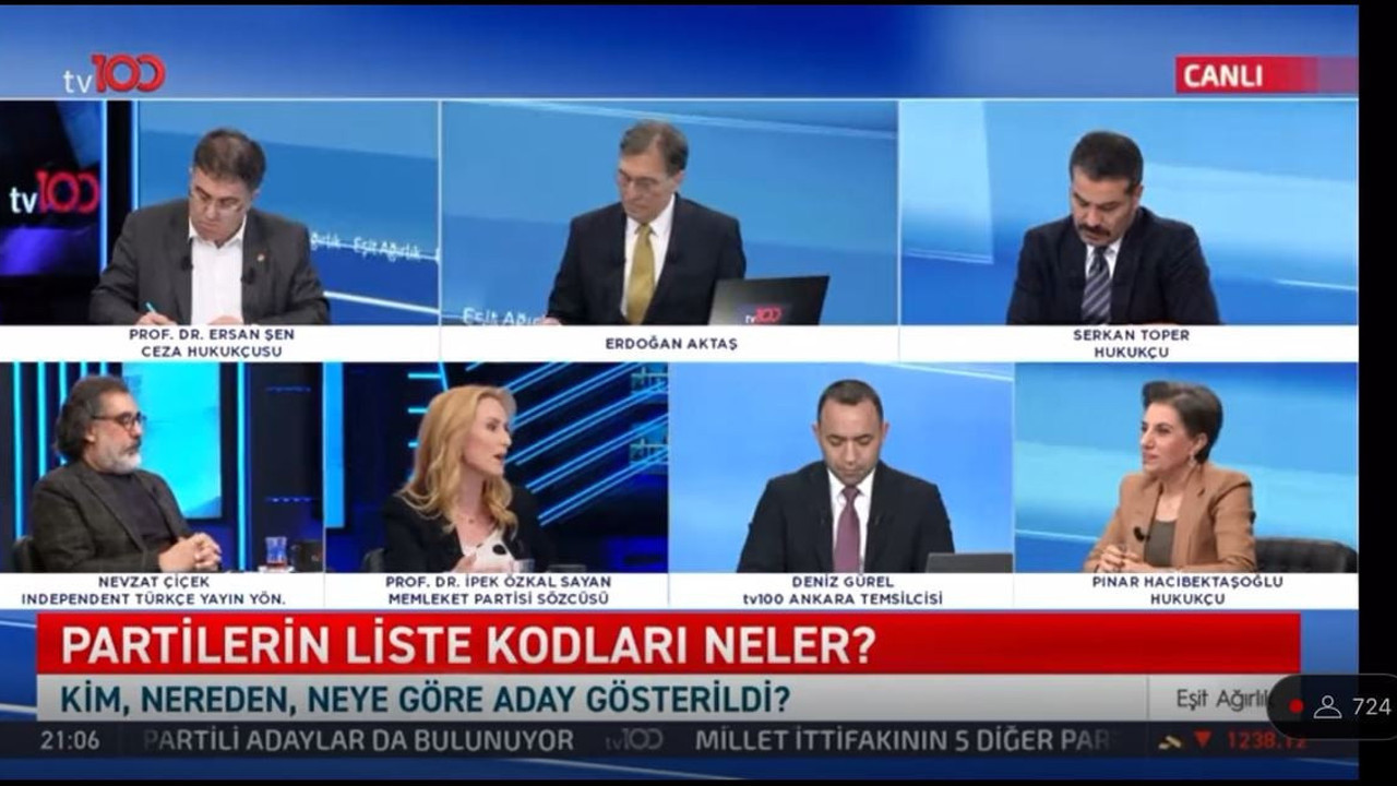 Memleket Partisinin Sözcüsü kocasının Kolin İnşaat'ta çalıştığını canlı yayında itiraf etti