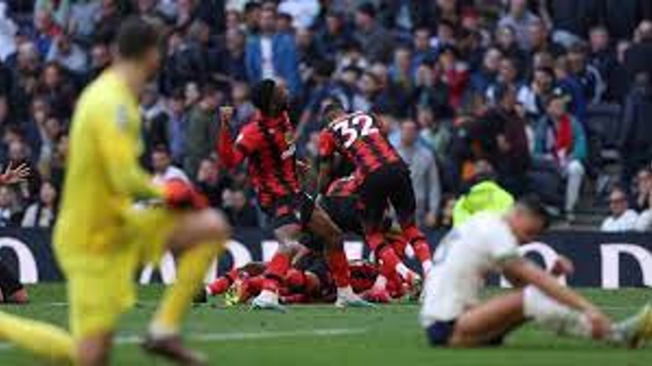 Tottenham'a Bournemouth sürprizi