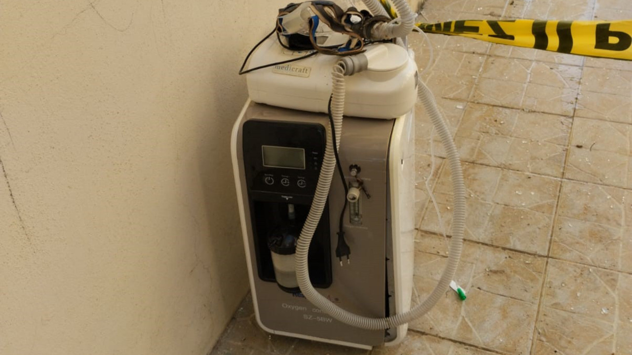 Mersin'de korkutan tüp patlaması