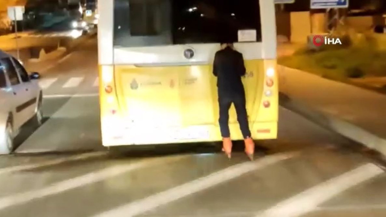 Patenle otobüsün peşinde ölümüne yolculuk