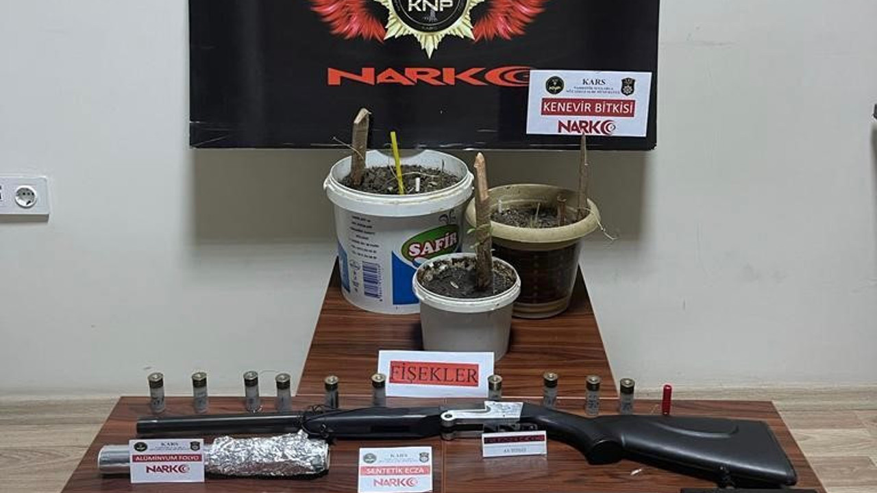 Kars’ta uyuşturucu satıcılarına 'şafak' baskını