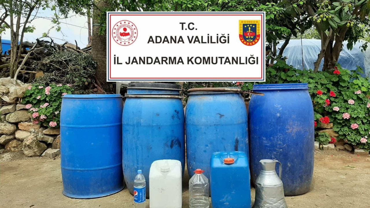 Adana'da sahte içki operasyonu (18 Nisan 2023)