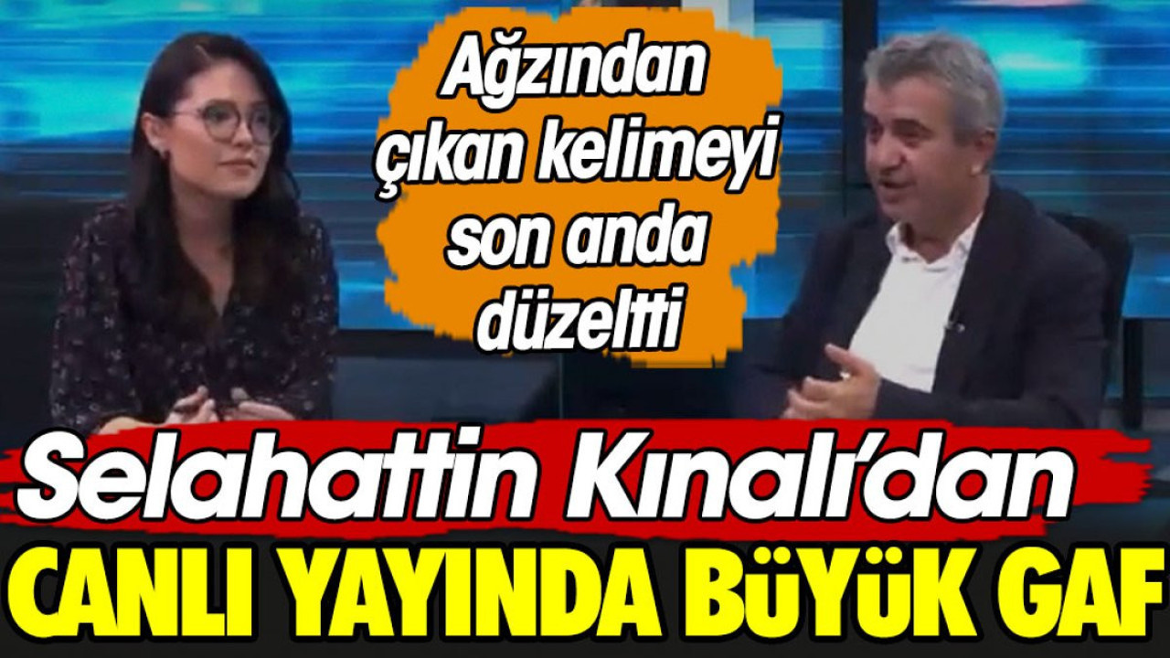 Futbol yorumcusu az daha ağzından kaçırıyordu. Lafı çevirdi ama kadın spiker anladı