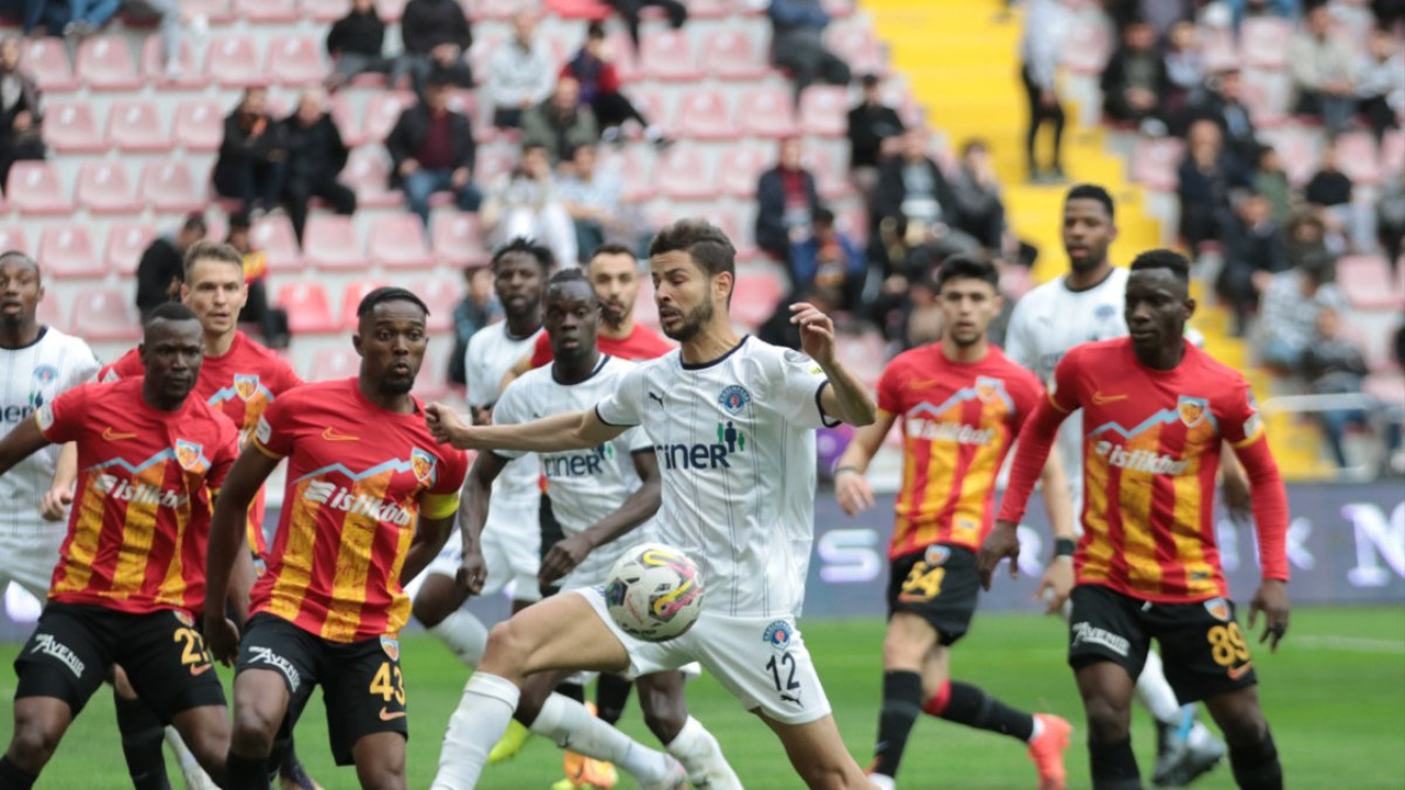 Kayseri'de sessiz maç