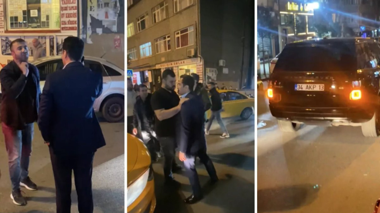 AKP plakalı araçla tartışma yaşayan vatandaş isyan etti 'Çakar takıp yol kesiyor, devlet misiniz ulan siz!'