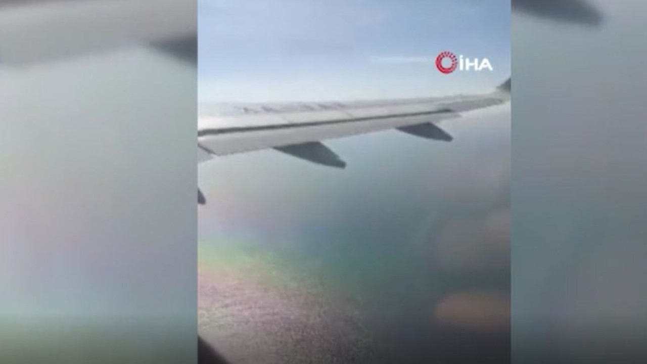 Meksika'da motoru alev alan yolcu uçağı acil iniş yaptı