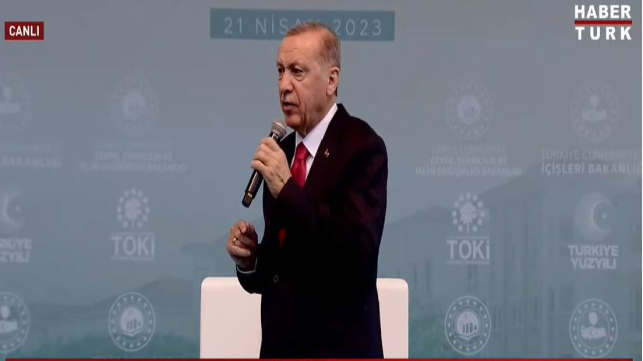 Erdoğan'dan bir seçim yatırımı daha. Vaadi görenler şimdiye kadar neredeydiniz diye soruyor