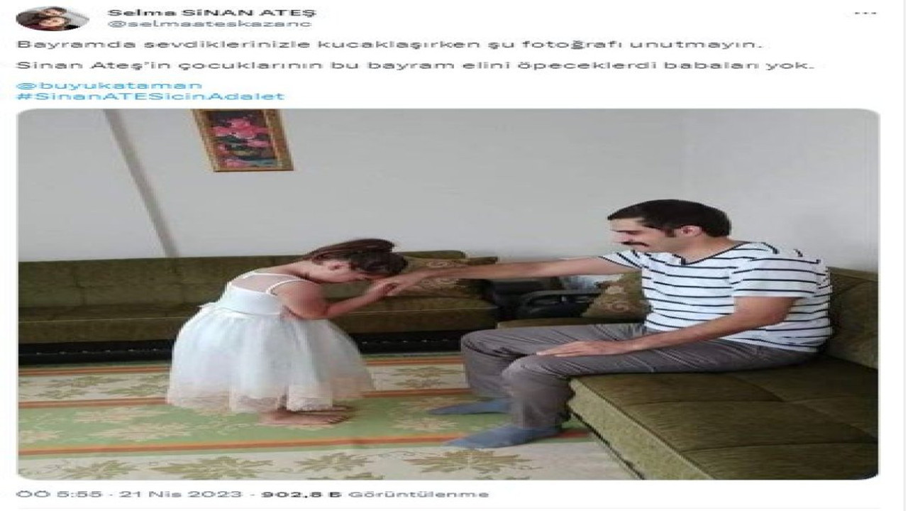 Sinan Ateş'in ablasından yürek burkan bayram paylaşımı: Şu fotoğrafı unutmayın