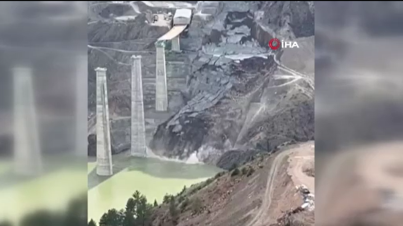 Ayaklarında heyelan yaşanan viyadüğü beşli çeteden Limak yapmış. Bu da mı kader?