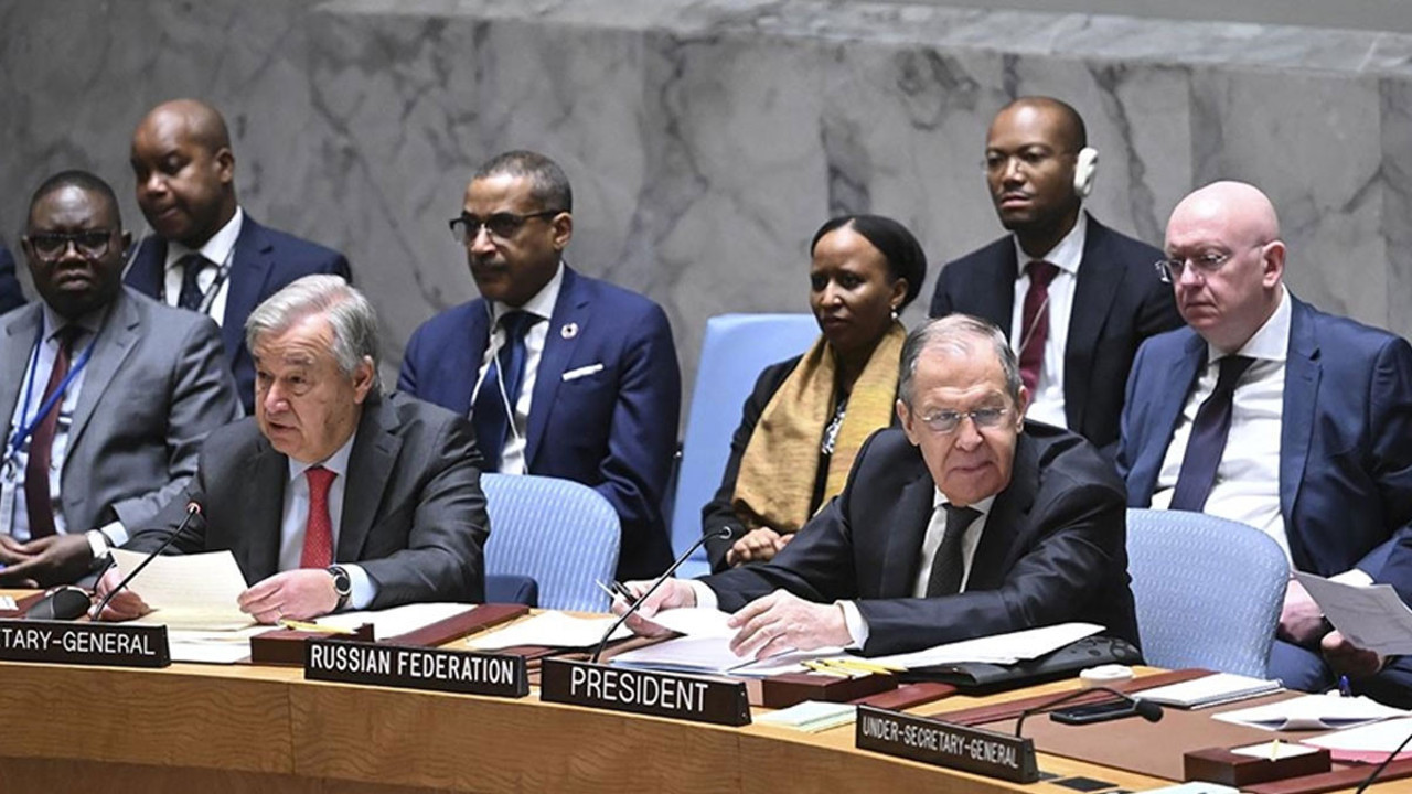 Ukrayna’dan Lavrov’un BMGK’ye başkanlık etmesine tepki