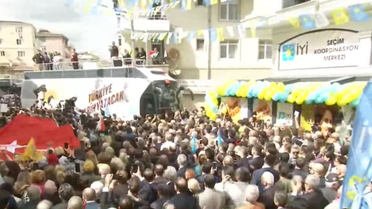 Akşener'in İstanbul'da seçim merkezi açılışı mitinge dönüştü: Bizleri Gabar'a gömecekmiş. Şehit olarak gömülmeye hazırım