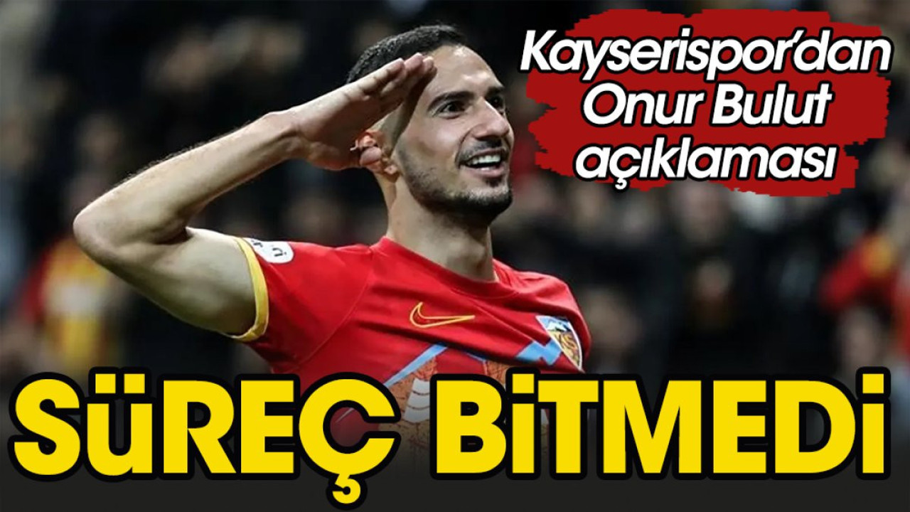 Kayserispor pes etmiyor: Süreç bitmedi!