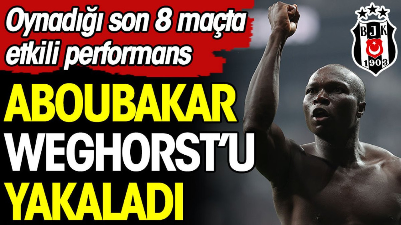 Aboubakar Weghorst'u yakaladı