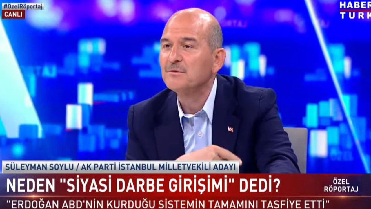 '14 Mayıs siyasi darbe girişimidir' diyen Soylu sözlerine sahip çıktı: Neresi yanlış bunun?