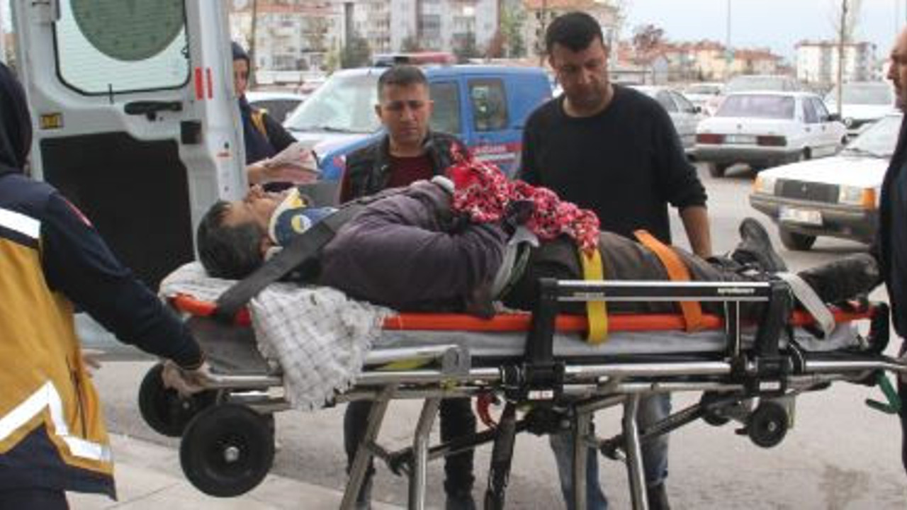 Taşlama makinesiyle kendini doğradı