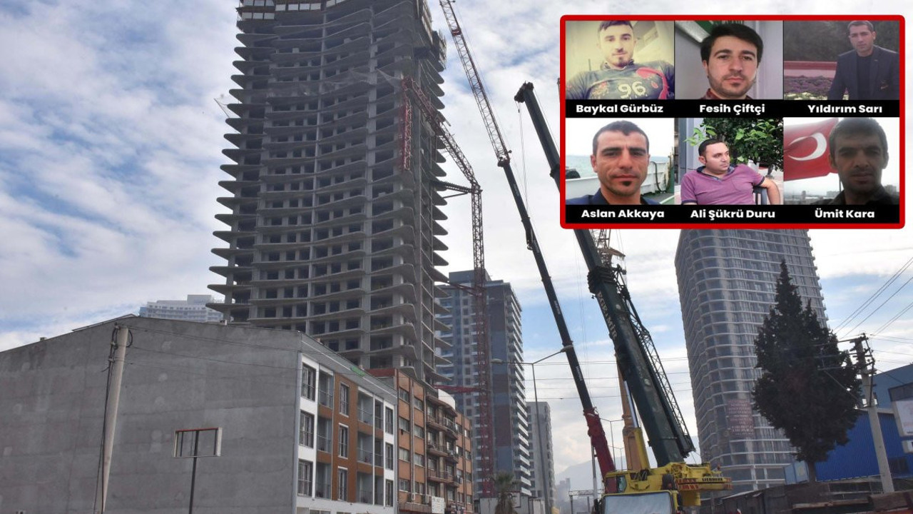 6 işçinin öldüğü vinç faciasına 15'er yıl hapis istendi