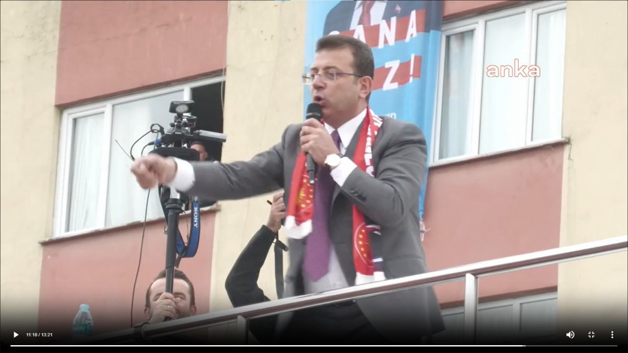 Ekrem İmamoğlu: Yarın Maltepe'deyiz. Şenlik var şenlik