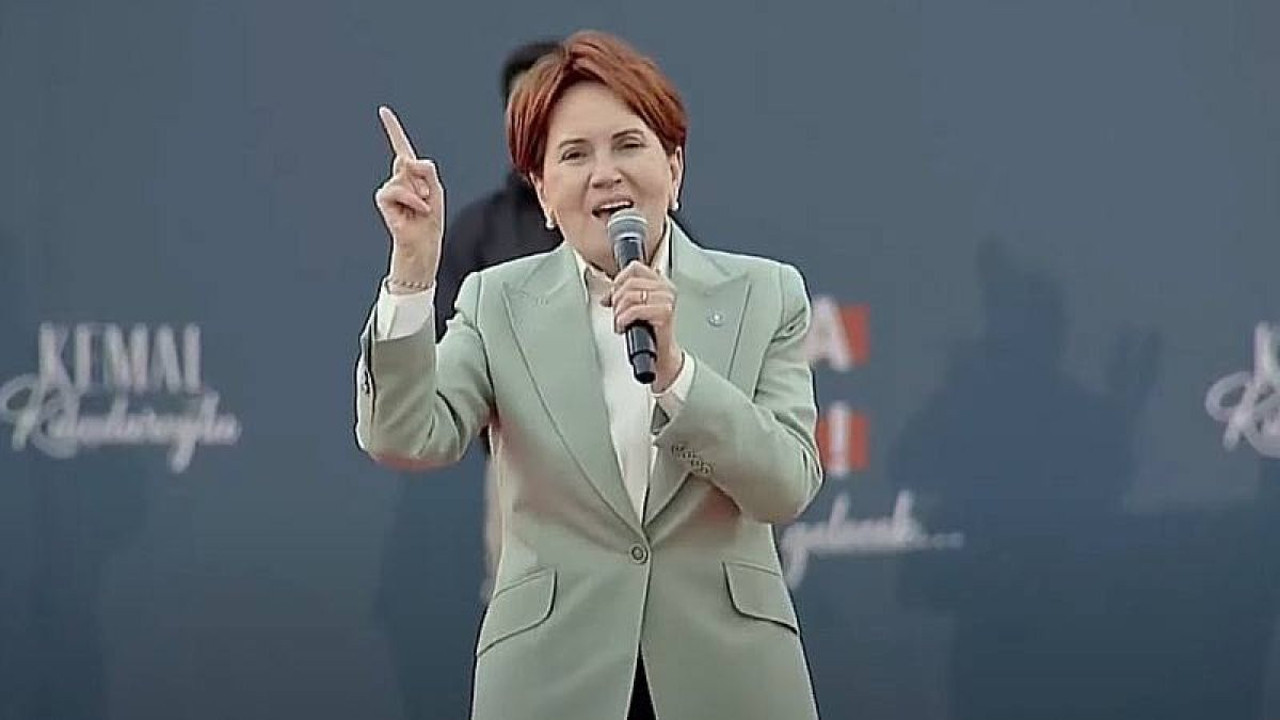 Büyük Millet Buluşması'nda konuşan Akşener: Hazırda kaset var o iddiaları soruştur Tayyip Bey!