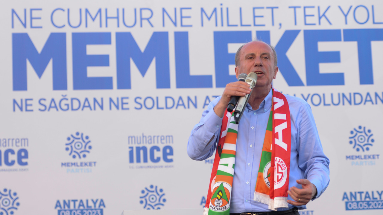 Bana ne bana ne ille de ben Cumhurbaşkanı olacağım açıklaması. Muharrem İnce'den tadı damağında kalan adaylık sözleri