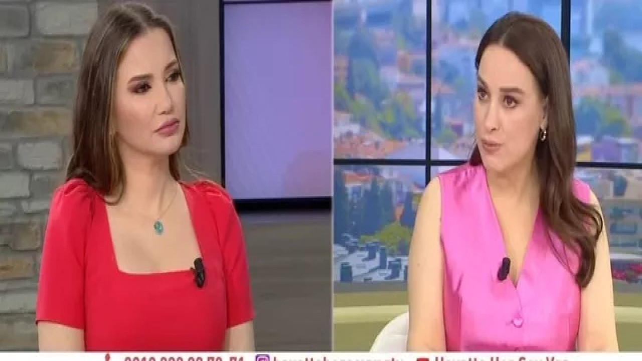 Esra Ezmeci'nin canlı yayındaki sözleri olay oldu. Sunucu utandı yüzünü kapattı