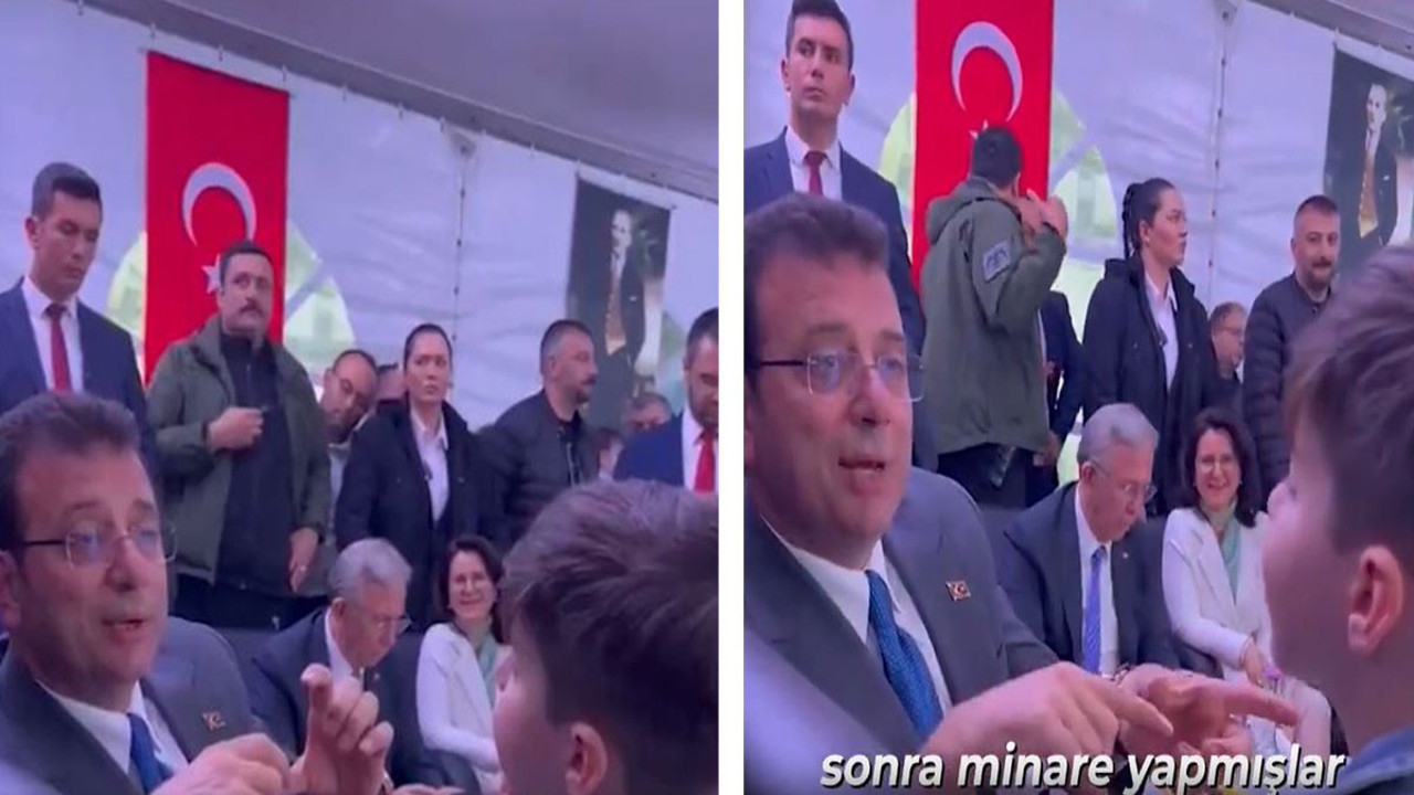 İmamoğlu ile Mansur Yavaş'ın torunu arasında Ayasofya muhabbeti gündem oldu