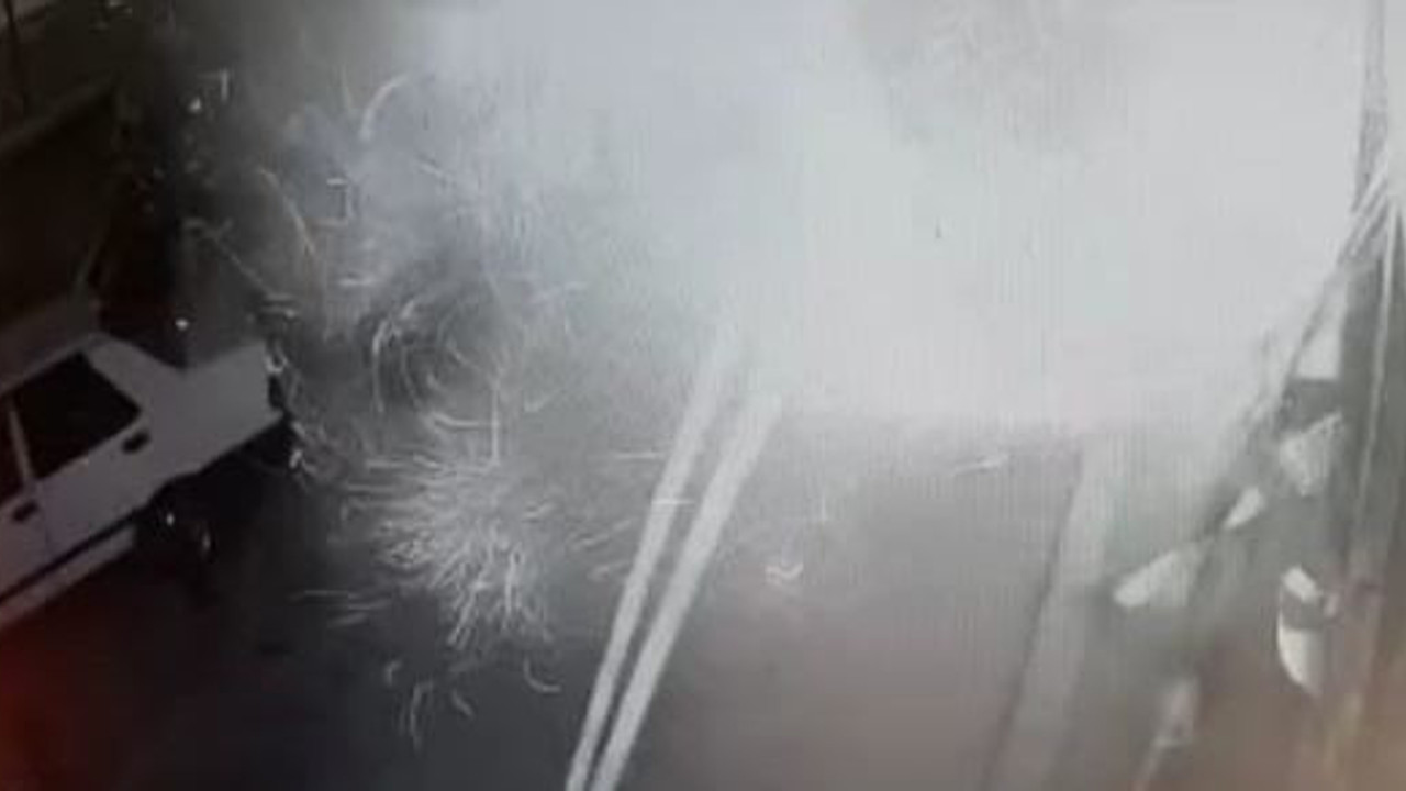 Sigarayla apartmana girdi bina patladı