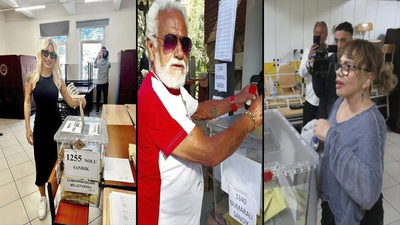 Ünlü isimler sandık başında