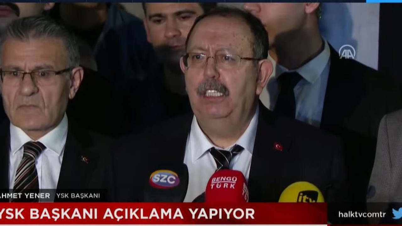 YSK Başkanı’ndan veri girişi açıklaması
