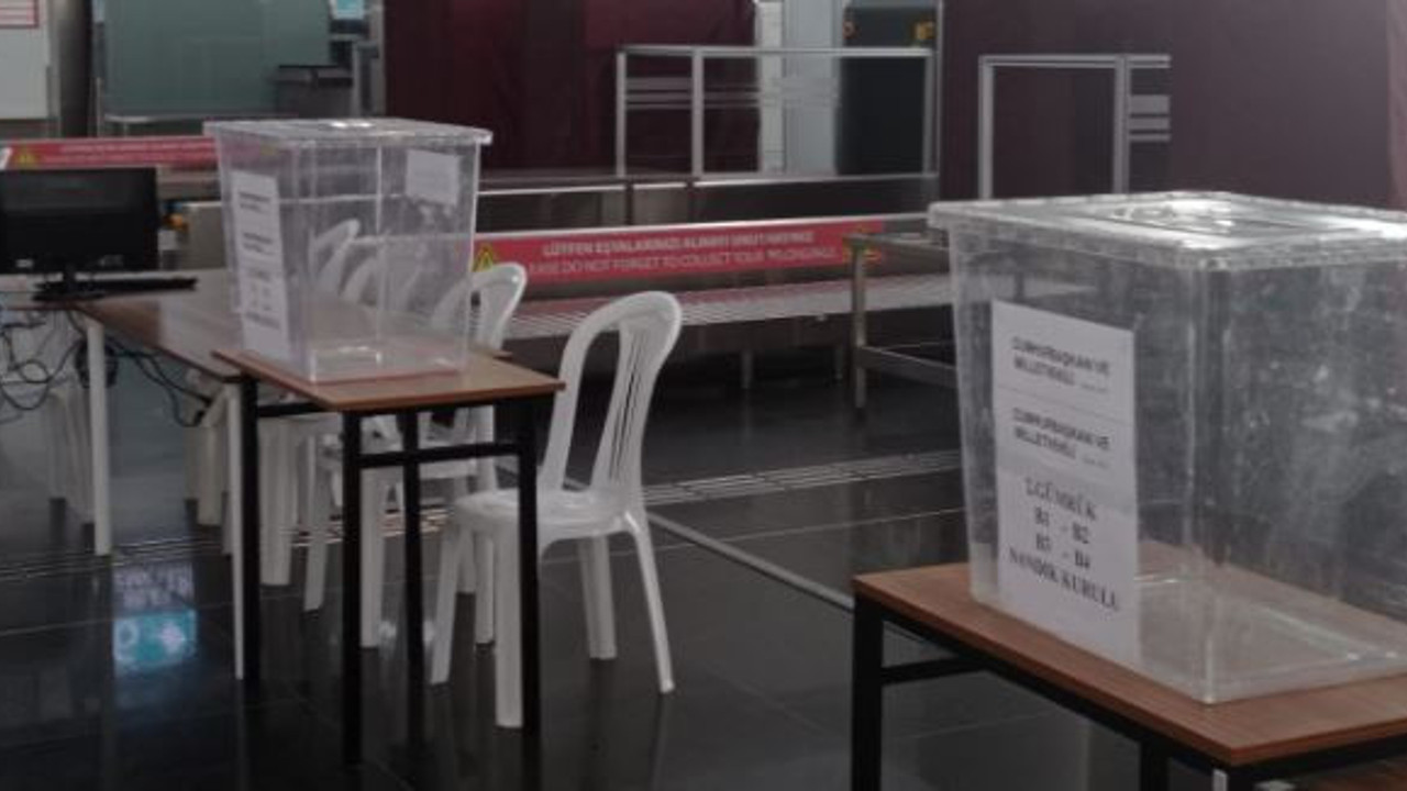 İstanbul Havalimanı'nda seçim sandıkları yeniden kuruldu
