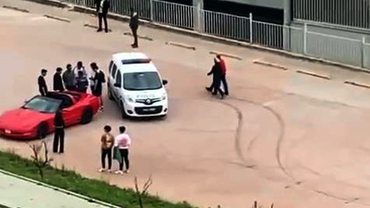 Sosyal medya paylaşımı için drift yapan sürücü polise yakalandı