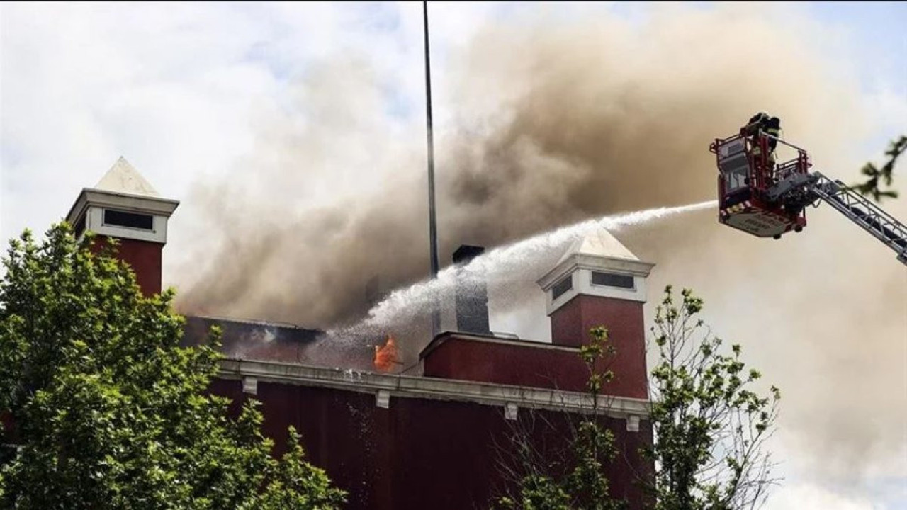 Özel bir hastanede yangın paniği