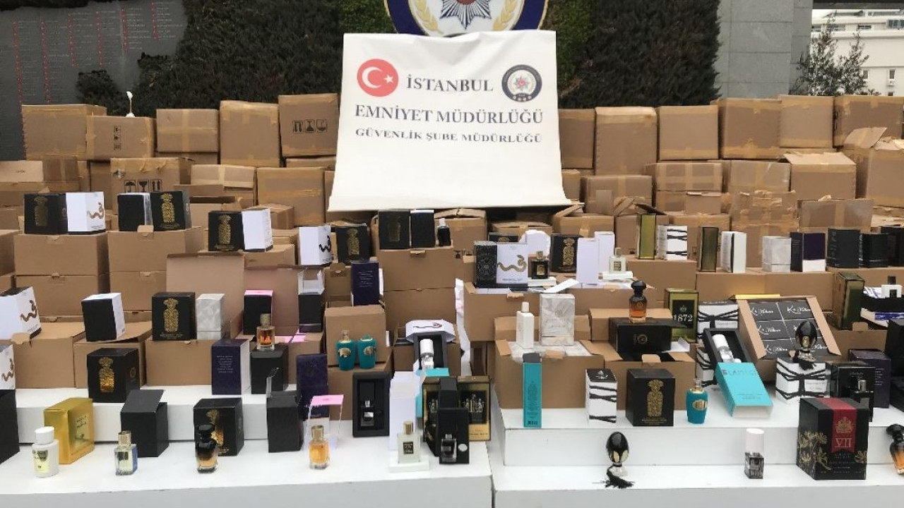 Sahte parfüm üretenlere şok operasyon