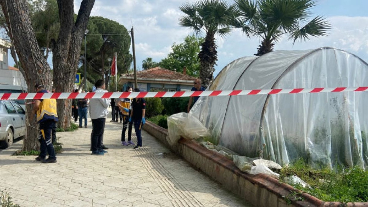 Naylon baraka içinde erkek cesedi