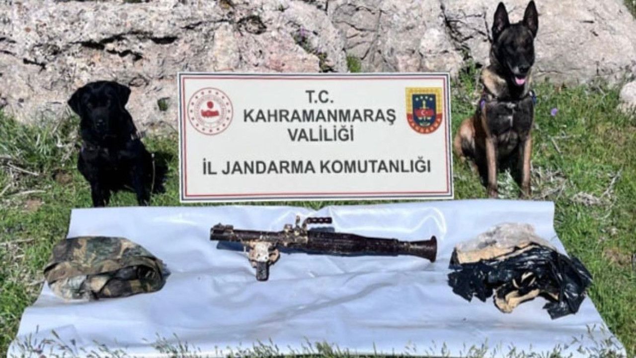 Kahramanmaraş kırsalında toprağa gömülü roketatar bulundu