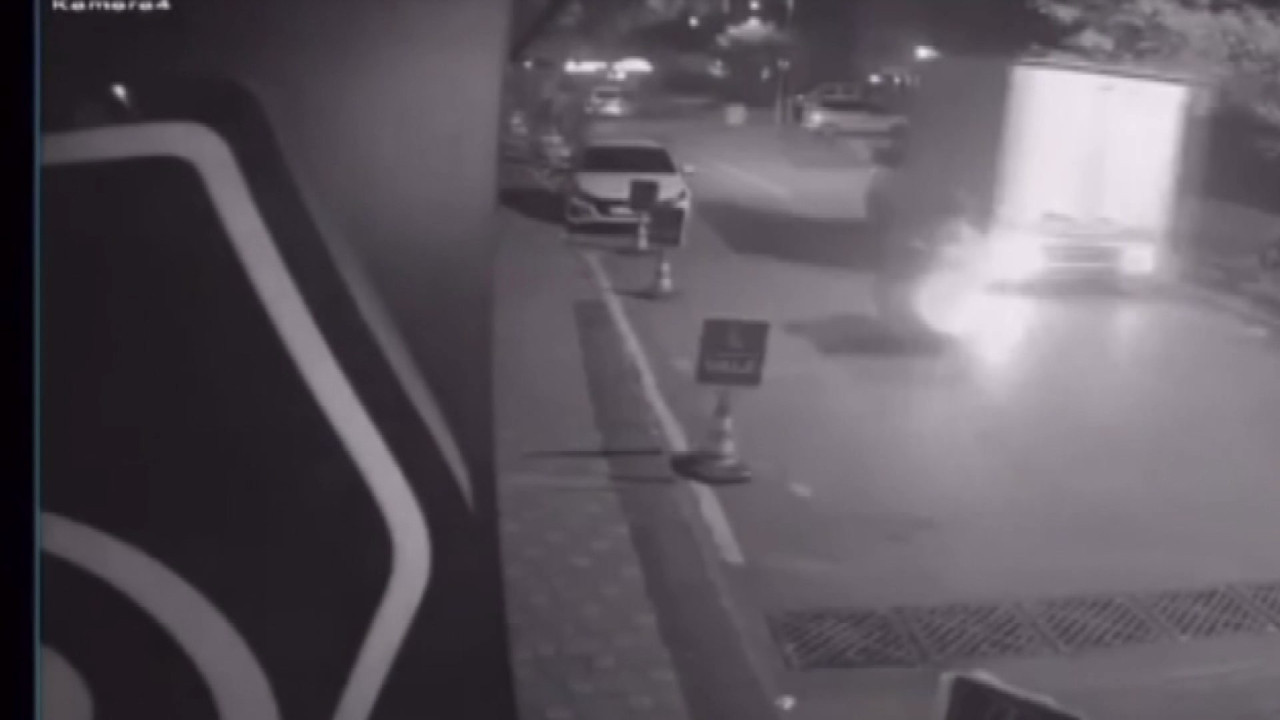 Cinayete teşebbüs gibi. Tartıştığı kuryeye kamyonetiyle çarptı