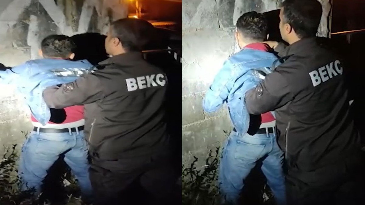 Şüpheli şahıs kıskıvrak yakalandı