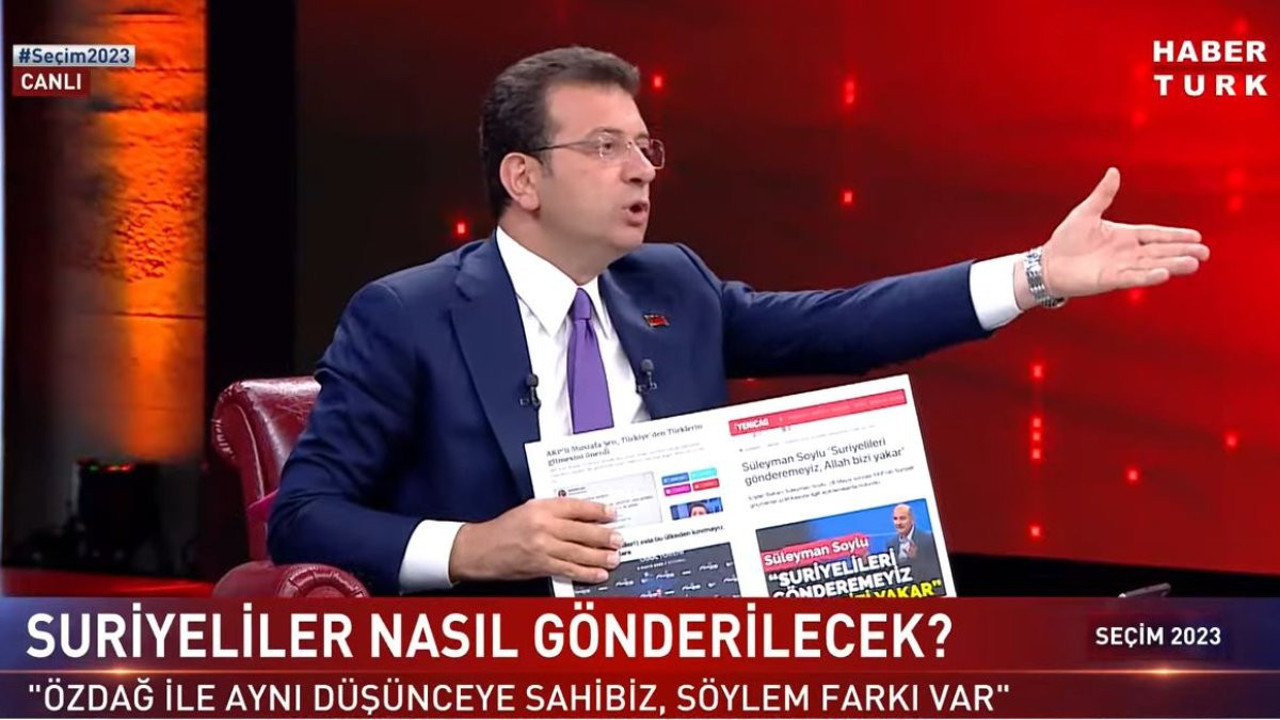 İmamoğlu canlı yayında açıkladı: Sığınmacı saldırısı altındayız. Türkiye Cumhuriyeti tarihi böyle büyük bir ihanet yaşamadı