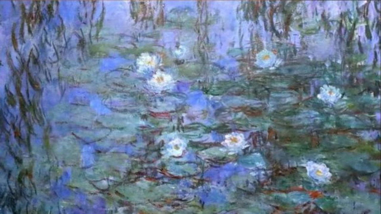 Monet'in 'Nilüferler' tablosu ruh sağlığına iyi geliyor