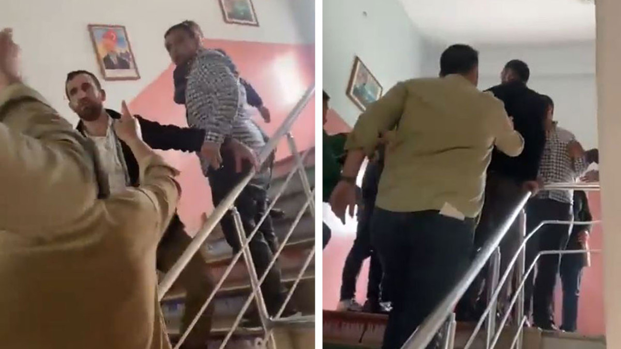 Sandık başında provokasyon. Oy kullanmaya geldiği okulda nara attı