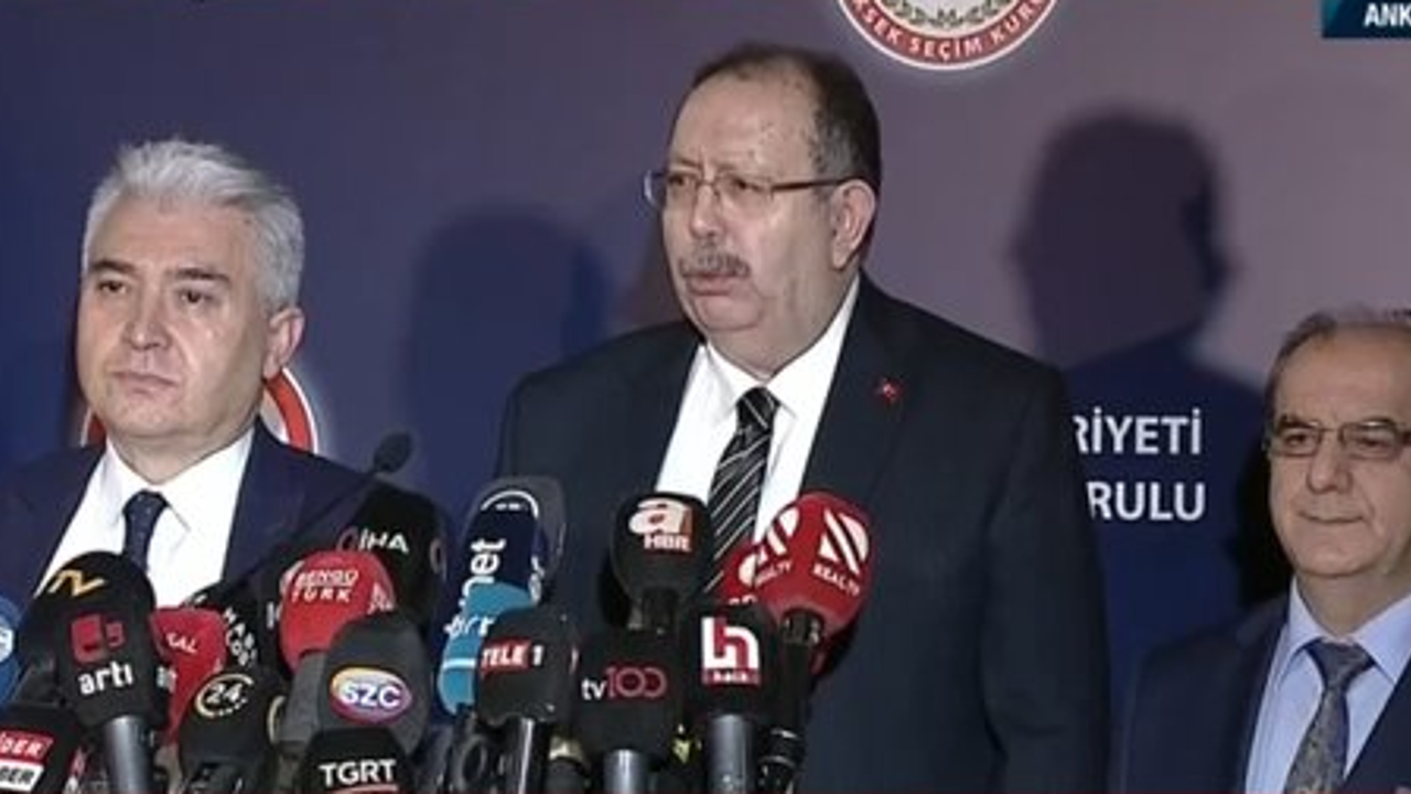 YSK Başkanı son durumu açıkladı (28 Mayıs 2023)