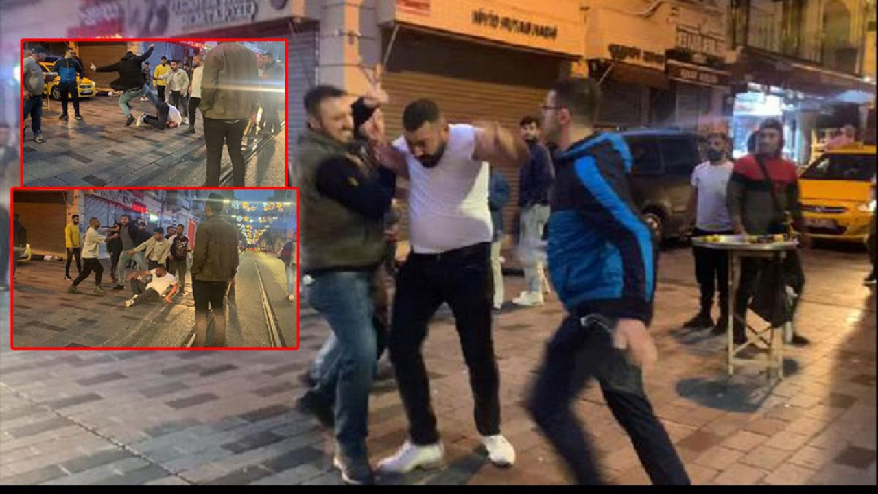 İstiklal Caddesi’nde bayıltan dayak