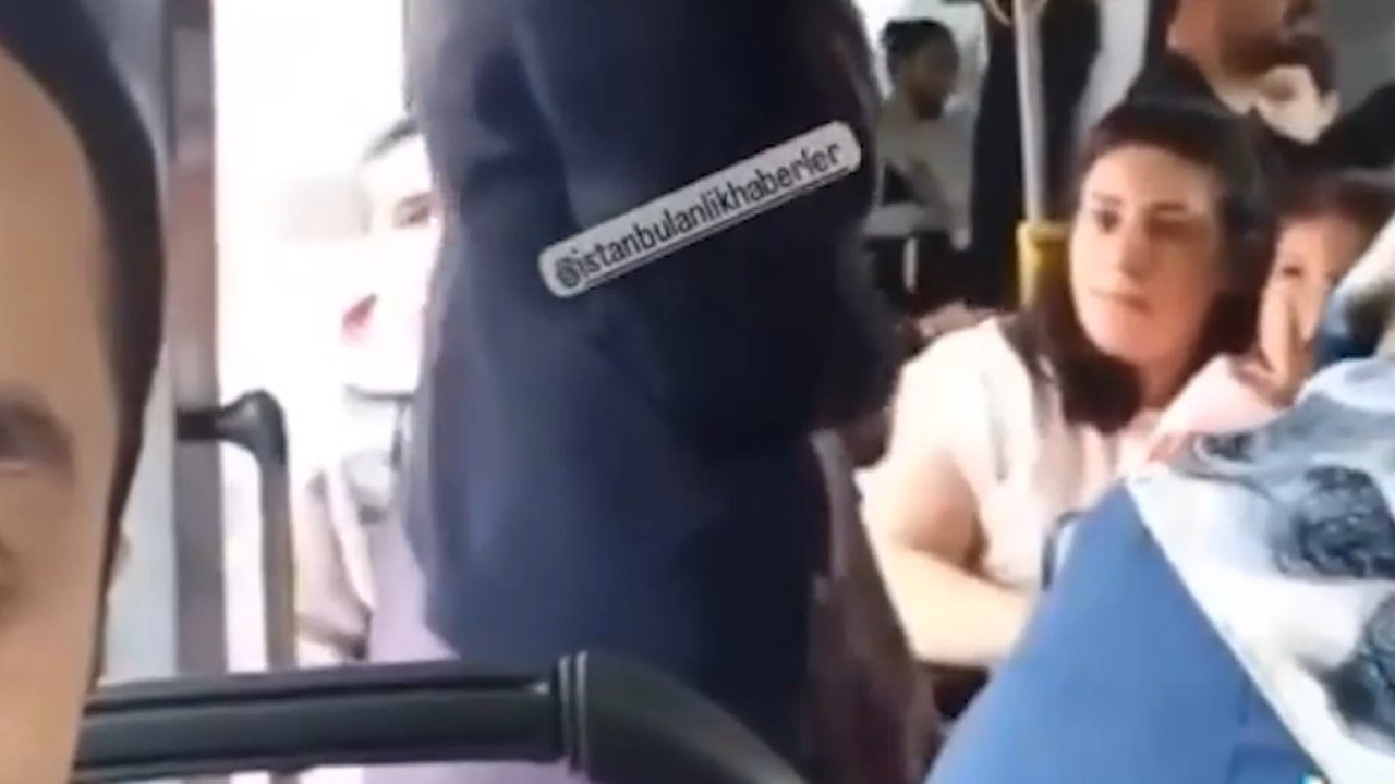 Yabancı uyruklu kadın aniden ayağa kalkıp "Recep Tayyip Erdoğan" diye bağırmaya başladı