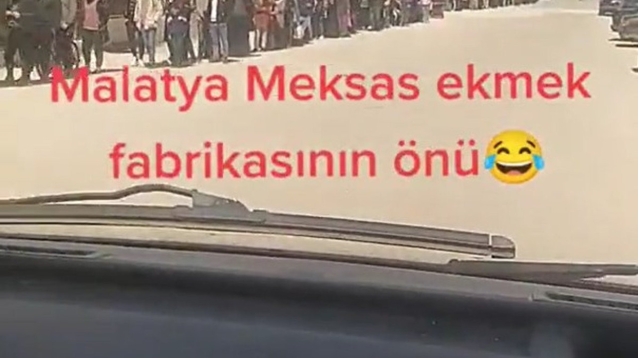 Akp’nin yüzde 70 oy aldığı Malatya’da upuzun ekmek kuyruğu. Biri bunu açıklasın