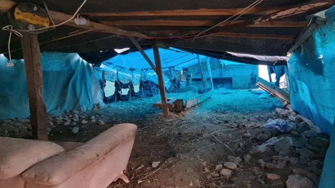 Hobi bahçesinde 25 metre tünel kazdılar. Polisin ele geçirdiği maddeler şaşkınlık yarattı