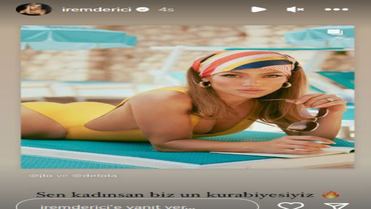 İrem Derici'den Jennifer Lopez'e 'kurabiyeli' övgü