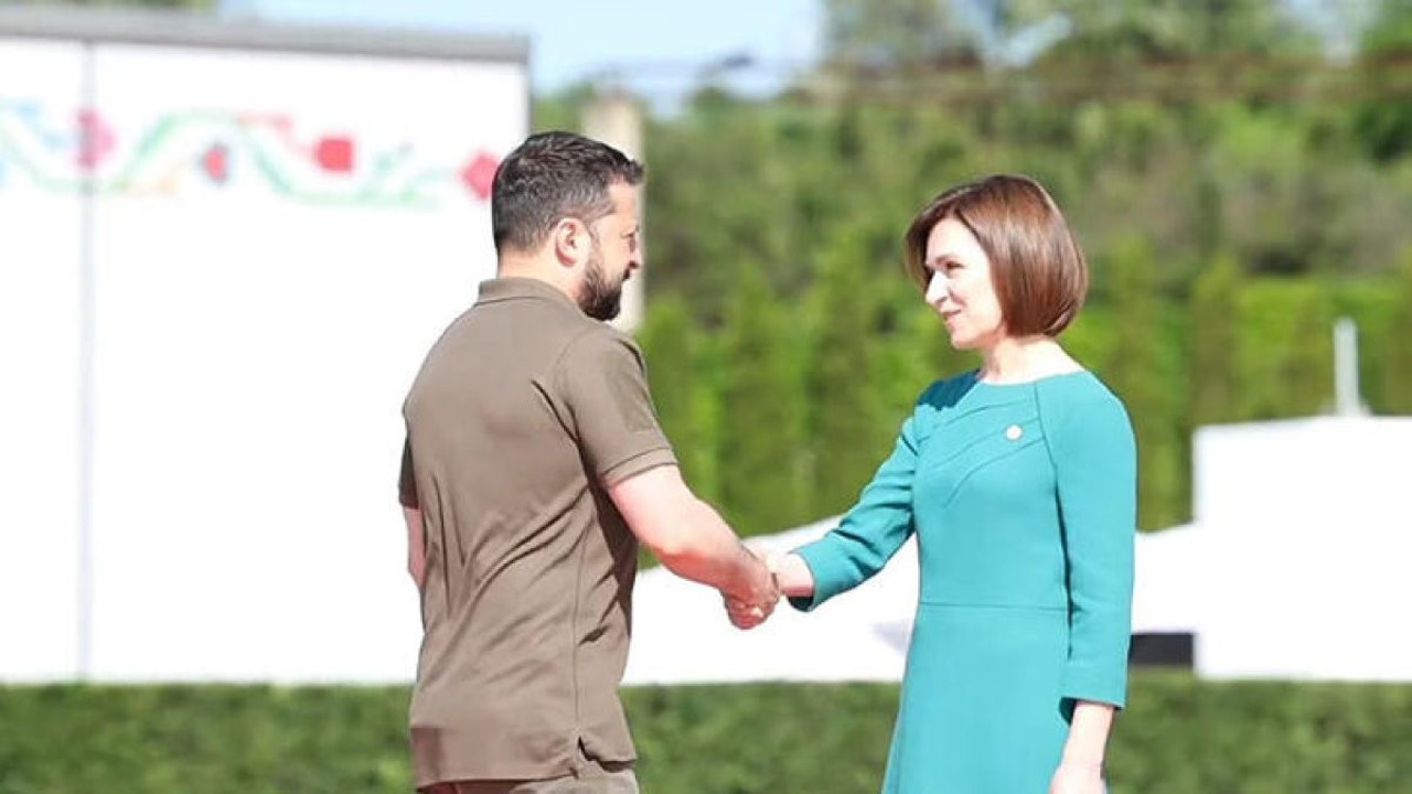 Ukrayna Devlet Başkanı Zelenski, Moldova’ya geldi
