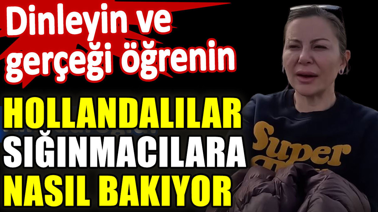 Hollandalılar sığınmacılara nasıl bakıyor? Dinleyin ve gerçeği öğrenin