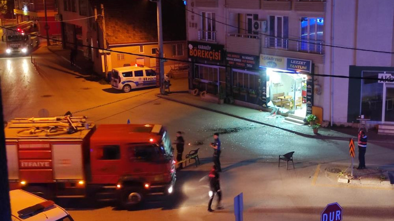 Gaz sıkışması sonucunda tüp bomba gibi patladı