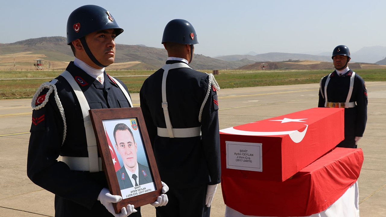 Şehit Aydın Ceylan için Siirt'te tören düzenlendi